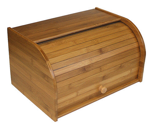 Simply Bamboo Large Roll Top Bread Box & Storage Box