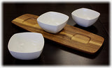 Mountain Woods Ceramic Bowl Snack & Dip Set