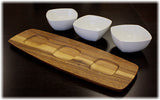 Mountain Woods Ceramic Bowl Snack & Dip Set