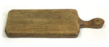 Mountain Woods Bon Appetit Brown Antique Style Artisan Solid Mango Wood Paddle Cutting & Serving Tray 3