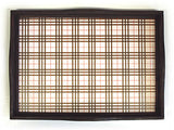 Mountain Woods Brown British Style Plaid Hand Made Antique Serving Tray 3