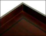 Mountain Woods 22" X 16" Ottoman Luxury Wooden Serving Tray
