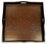 Ottoman Luxury Wooden Serving Tray with Antique Crackled Finish