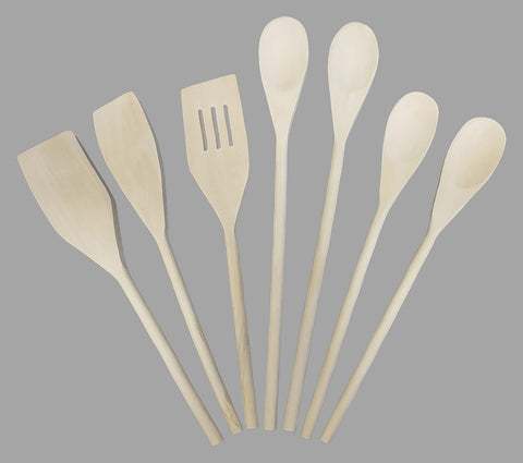 Mountain Woods 7 Piece Organic Wood Utensil Set 1