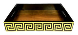 Mountain Woods 20" Roman Style Wooden Serving Tray
