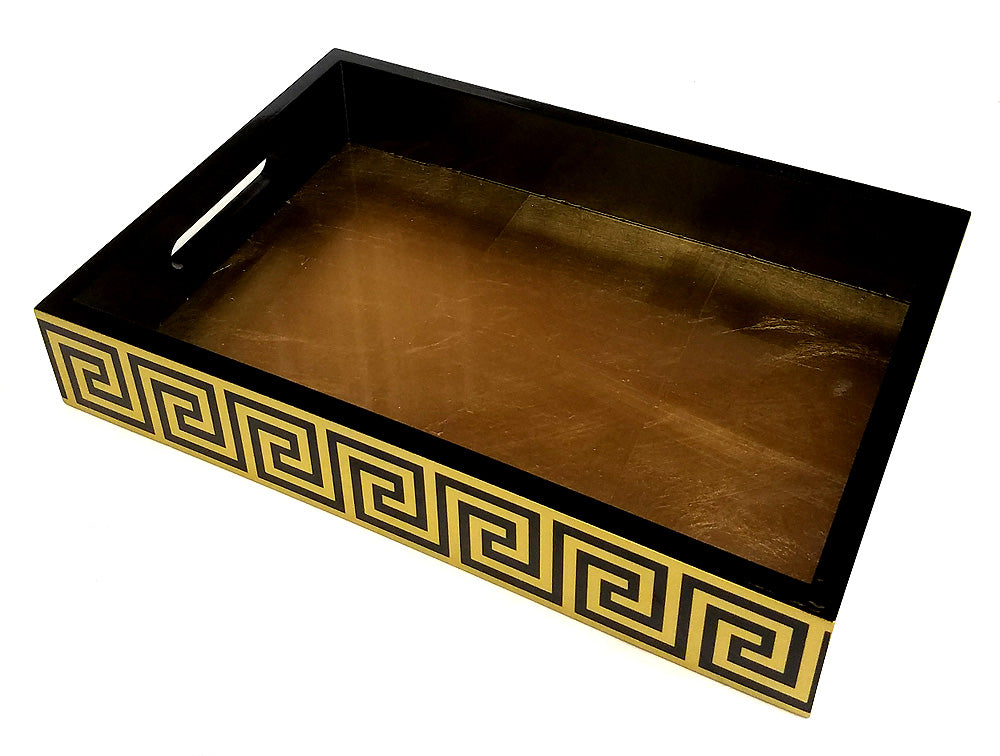 Mountain Woods 16" Roman Style Wooden Serving Tray