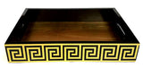 Mountain Woods 16" Roman Style Wooden Serving Tray