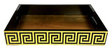 Mountain Woods 14.25" Roman Style Wooden Serving Tray