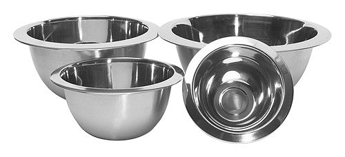 4 Piece Premium Steel Mixing Bowl Set