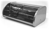 ZUCCOR Capri Fingerprint-Proof Brushed Stainless Steel Large Bread Box / Storage Box