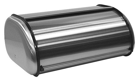 ZUCCOR Milano Fingerprint-Proof Brushed Stainless Steel Large Bread Box / Storage Box