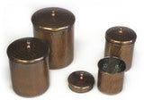 Zuccor 4 Piece Stainless Antique Copper Canister Set - 9''