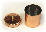 Zuccor Stainless Steel Canister w/ Hammered Copper Plated Exterior 2