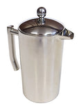 Zuccor 32 oz. Stainless Steel Capri Double Wall Coffee Press 1