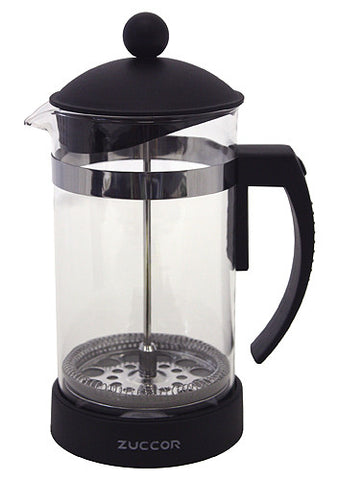 Zuccor Black 32 Oz. Milano Heat Resistant Gourmet Coffee Press - 9