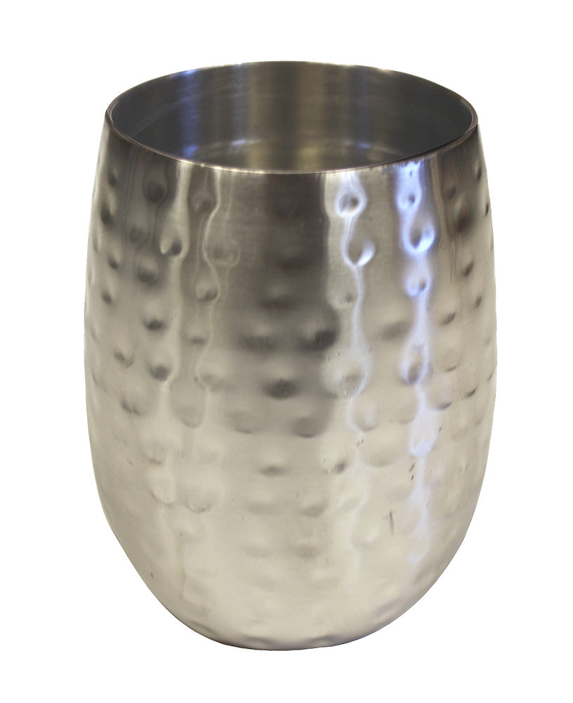 Zuccor Double Wall Hammered Stainless Steel Tumbler Satin Nickle Finish