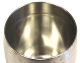 Zuccor Double Wall Hammered Stainless Steel Tumbler Polished Nickle Finish