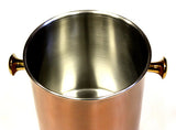 ZUCCOR Stainless Steel Copper Plated Ice Bucket