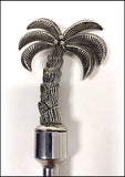 Zuccor 2 Piece Palm Tree Polished Metal Luxury Gourmet Cheese Spreader Knives 3