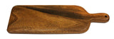 Mountain Woods Brown Casa Rustic Collection Large Rectangular Paddle Cutting & Serving Board - 16"