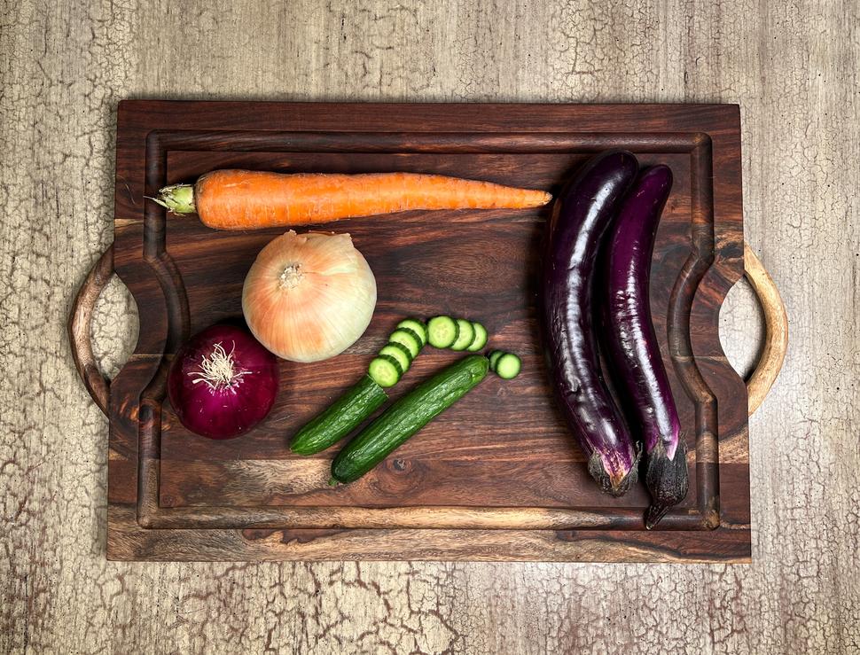 Brown Organic Hardwood Sheesham Cutting Boards/Serving Trays